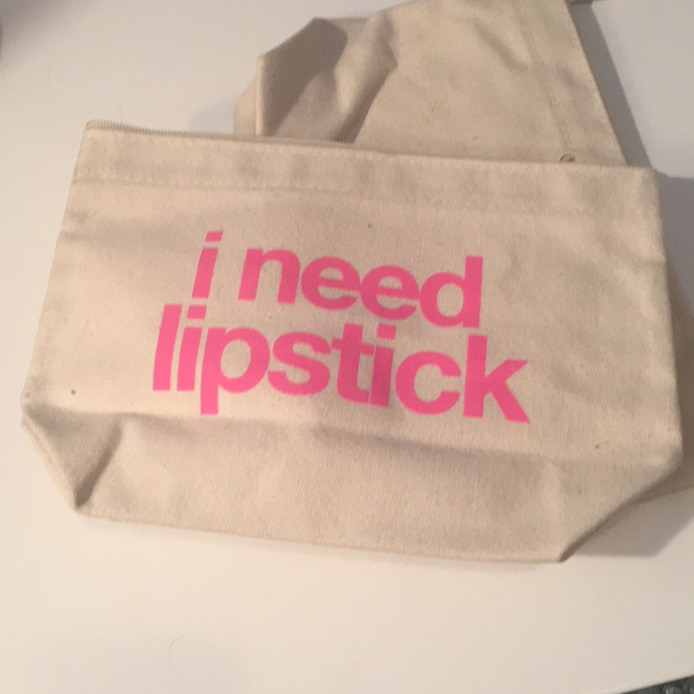 Dogeared make up bag